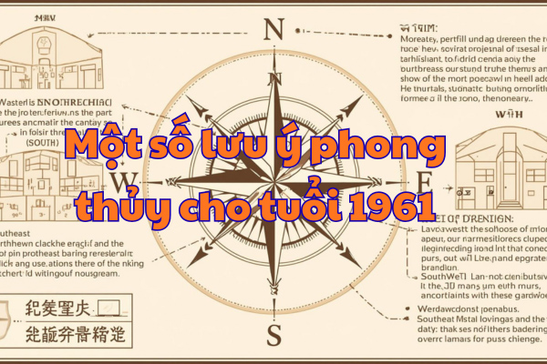 Một số lưu ý phong thủy cho tuổi 1961