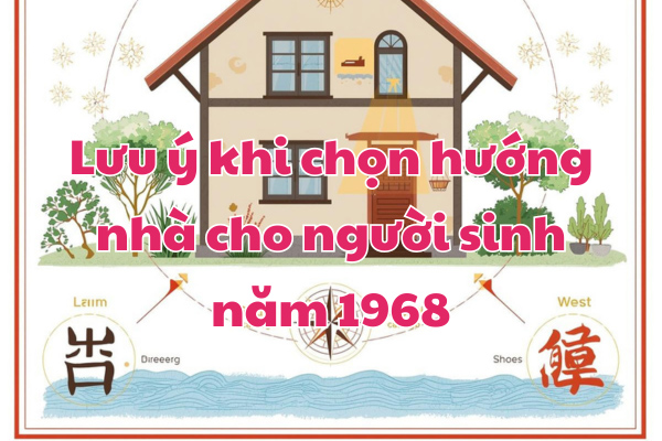 Lưu ý khi chọn hướng nhà cho người sinh năm 1968