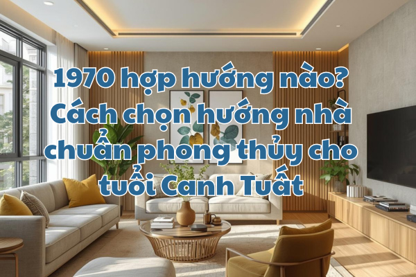 1970 hợp hướng nào? Cách chọn hướng nhà chuẩn phong thủy cho tuổi Canh Tuất