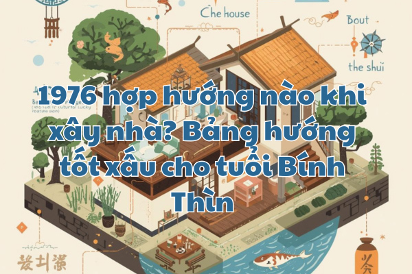 1976 hợp hướng nào khi xây nhà? Bảng hướng tốt xấu cho tuổi Bính Thìn