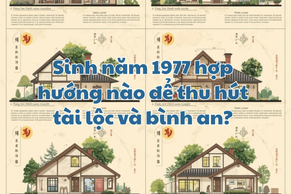 Sinh năm 1977 hợp hướng nào để thu hút tài lộc và bình an?