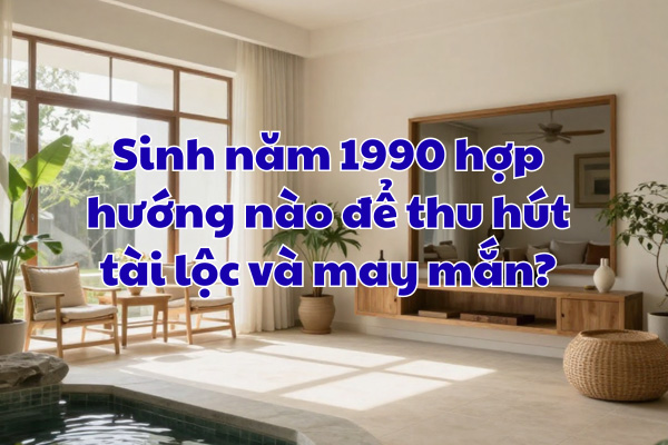 Sinh năm 1990 hợp hướng nào để thu hút tài lộc và may mắn?