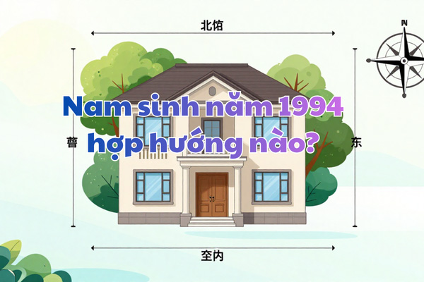 Nam tuổi Giáp Tuất thuộc cung Càn – Tây tứ mệnh, nên hợp với các hướng thuộc Tây tứ trạch