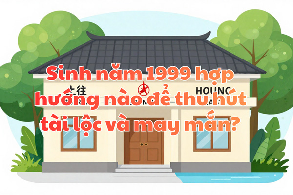 Sinh năm 1999 hợp hướng nào để thu hút tài lộc và may mắn?
