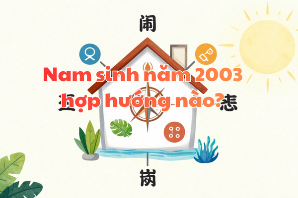 Nam sinh năm 2003 hợp hướng nào?