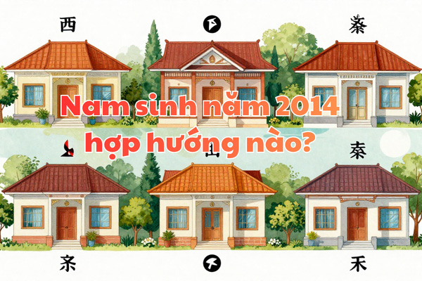 Nam sinh năm 2014 hợp hướng nào?