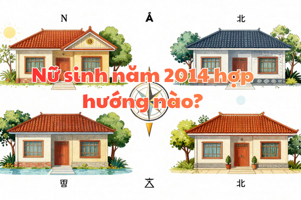 Nữ sinh năm 2014 hợp hướng nào?