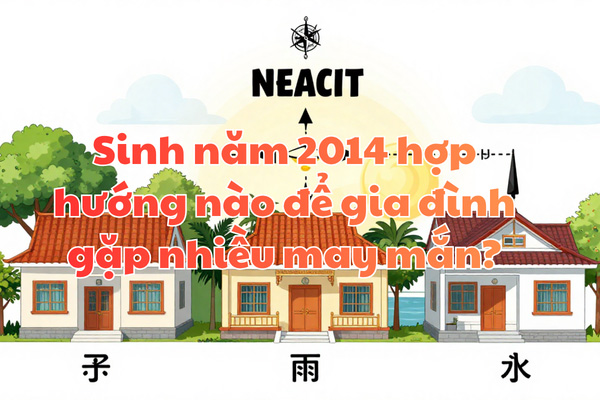Sinh năm 2014 hợp hướng nào để gia đình gặp nhiều may mắn?