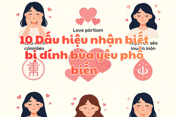 10 Dấu hiệu nhận biết bị dính bùa yêu phổ biến