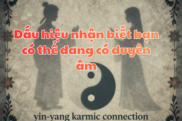 Dấu hiệu nhận biết bạn có thể đang có duyên âm