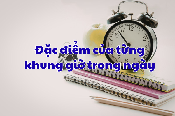 Đặc điểm của từng khung giờ trong ngày
