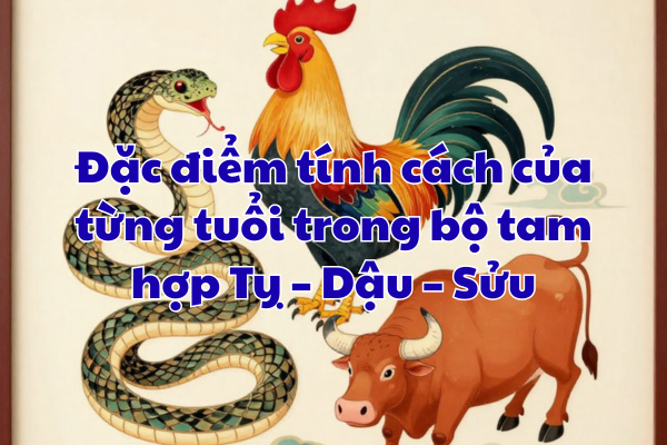 Đặc điểm tính cách của từng tuổi trong bộ tam hợp Tỵ – Dậu – Sửu