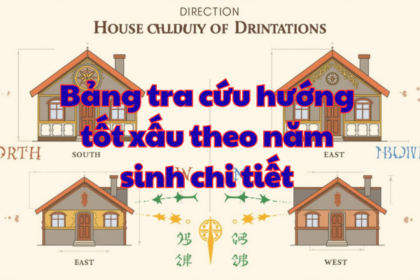 Bảng tra cứu hướng tốt xấu theo năm sinh chi tiết