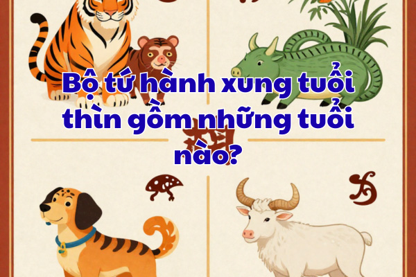 Bộ tứ hành xung tuổi thìn gồm những tuổi nào?
