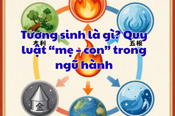 Tương sinh là gì? Quy luật “mẹ – con” trong ngũ hành