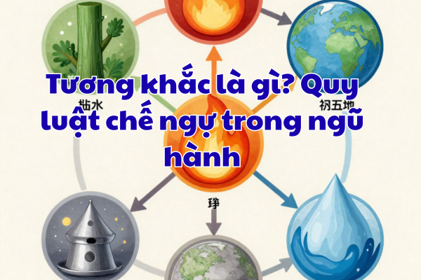 Tương khắc là gì? Quy luật chế ngự trong ngũ hành
