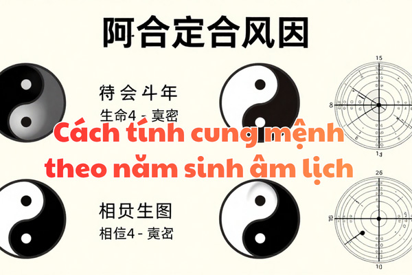 Cách tính cung mệnh theo năm sinh âm lịch